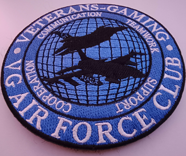 4" Circular VG Air Force Club Patch